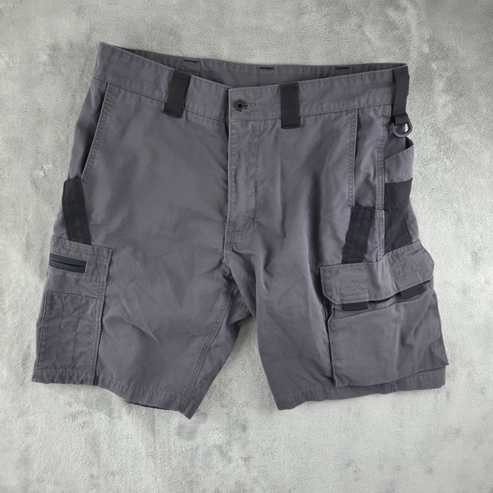 Kitanica USA Made Tactical Cargo Shorts Gray Size 36(38) Heavy Duty Ripstop